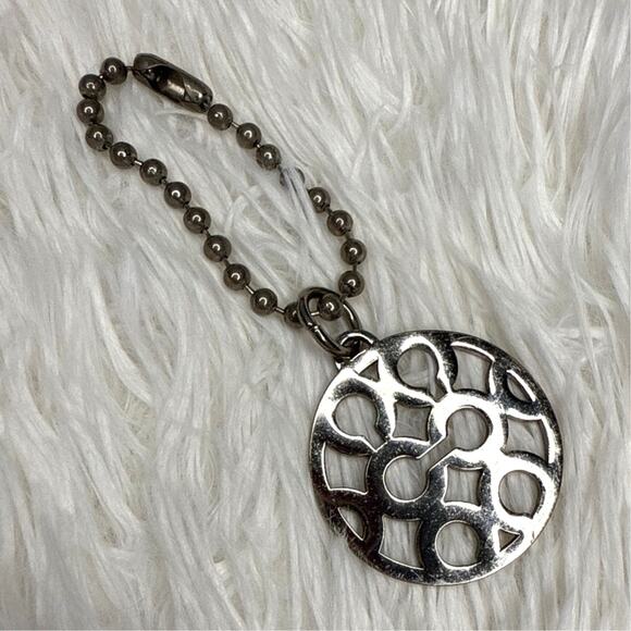 Coach Metal Circle Replacement Hangtag Hang Tag Bag Charm - Picture 1 of 2